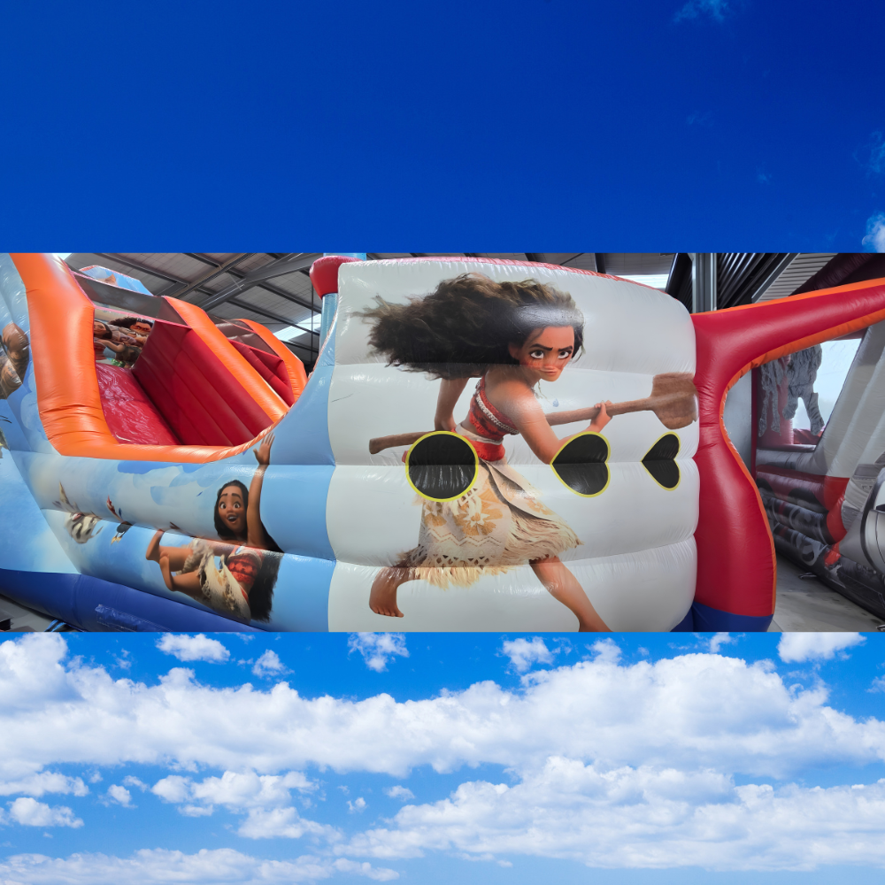 Moana Boat Bouncy Castle image 2