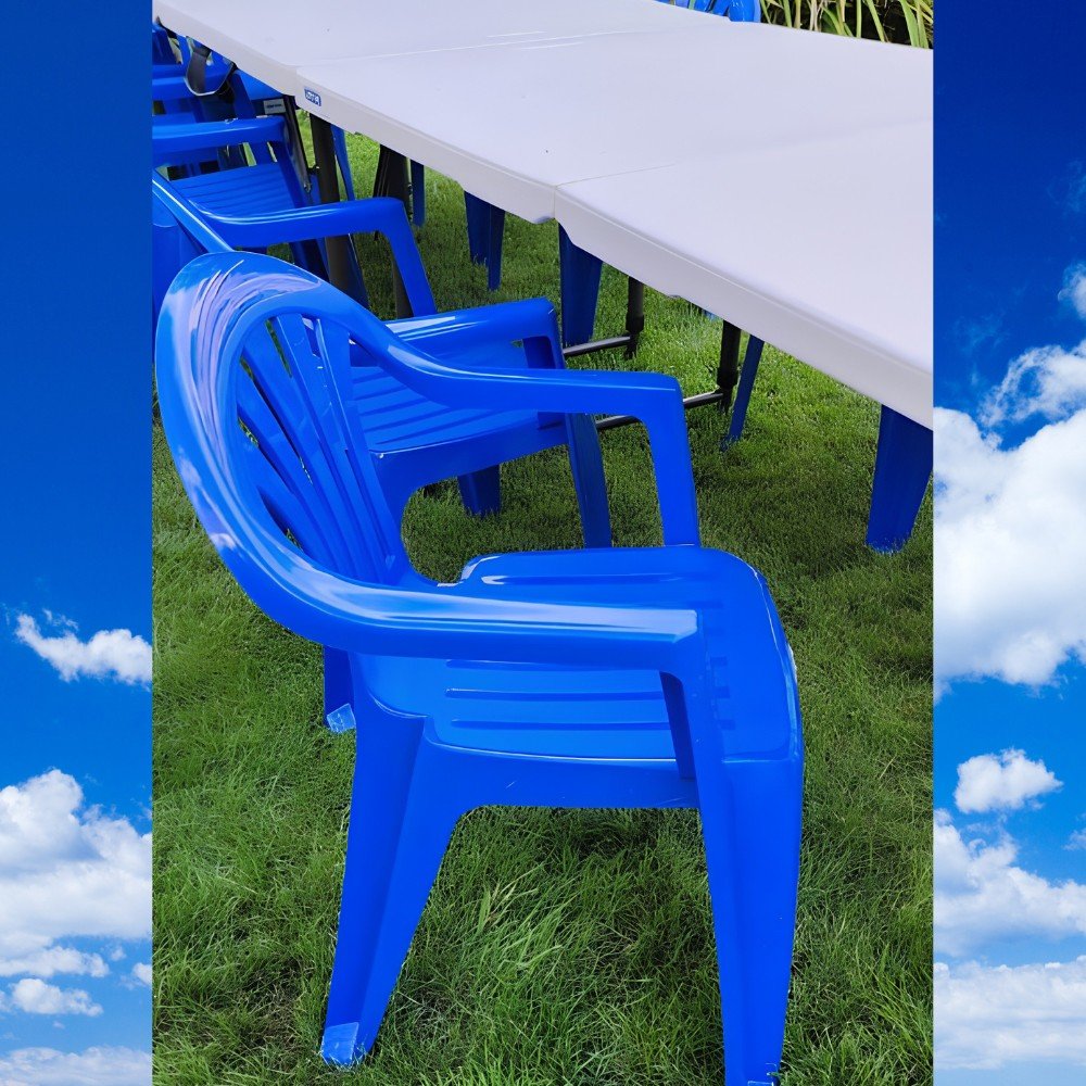 Dark Blue Combo Tables and Kids Chairs image 2