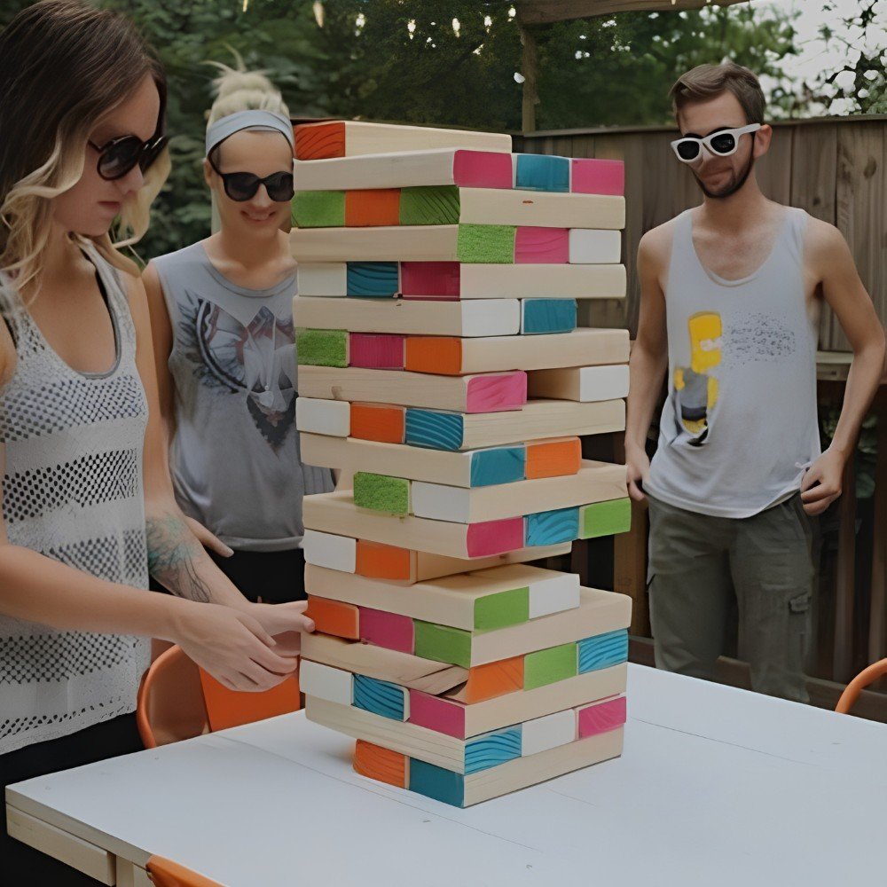 Lawn Games – Tumble Tower image 2
